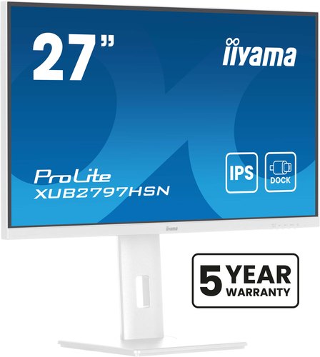 iiyama ProLite XUB2797HSN-W2 computer monitor 68,6 cm (27") 1920 x 1080 Pixels Full HD LED Wit