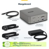 StarTech.com Thunderbolt 5 Universeel Docking Station, Multi-Display Hub, 8K 60Hz of 4K 144Hz, 120Gbps Bandwidth Boost, 140W PD, 30W Phone Charging, USB 10Gbps, 2.5G LAN