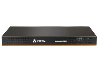 Vertiv Avocent AV 3216 KVM-switch Rack-montage Zwart