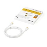 StarTech.com 2 m Premium Gecertificeerde HDMI 2.0 Kabel met Ethernet, Duurzame High Speed UHD 4K 60Hz HDR, Robuuste M/M Kabel met Aramidevezel, TPE, Ultra HD Monitors, TVs & Displays, Zwart