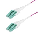 StarTech.com 5m LC naar LC (UPC) OM4 Multimode Glasvezel Netwerkkabel, Erika Violet, 50/125µm, 40G/100G, LOMMF/VCSEL, Uniboot Connector Kabel, OFNR OFNR Riser Rated