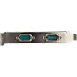 StarTech.com 2-port PCI Express RS232 Serial Adapter Kaart, PCIe RS232 Seriële Host Controller Kaart, PCIe naar Dual Serial DB9 Kaart, 16950 UART, Uitbreidingskaart, Windows & Linux