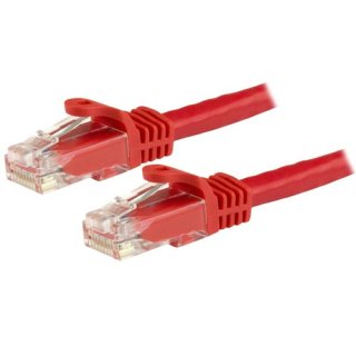 StarTech.com CAT6 kabel patchkabel snagless RJ45 connectors koperdraad ETL 1,5 m rood