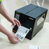 Brother TJ4522TN labelprinter Direct thermisch/Thermische overdracht 300 x 300 DPI 305 mm/sec Bedraad Ethernet LAN