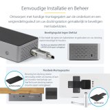 StarTech.com USB-C Dock, 4K 60Hz Quad Monitor DisplayPort & HDMI, Universeel USB Type-C Docking Station met 100W Power Delivery, USB Hub met 1x USB Type-C & 3x USB-A, Ethernet, Audio