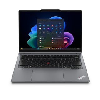Lenovo ThinkPad X1 2-in-1 Gen 11 Aura Edition Copilot+ PC Intel Core Ultra 7 355 Hybride (2-in-1) 35,6 cm (14") Touchscreen WUXGA 32 GB LPDDR5x-SDRAM 1 TB SSD Wi-Fi 7 (802.11be) Windows 11 Pro Grijs Belgisch