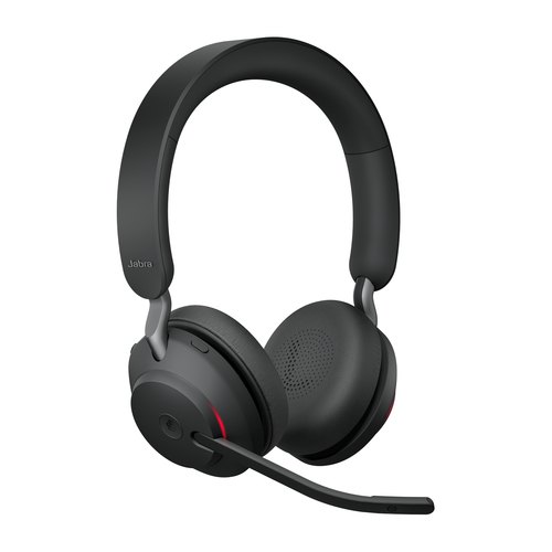 Jabra Evolve2 65 Headset Draadloos Hoofdband Kantoor/callcenter USB Type-A Bluetooth Oplaadhouder Zwart