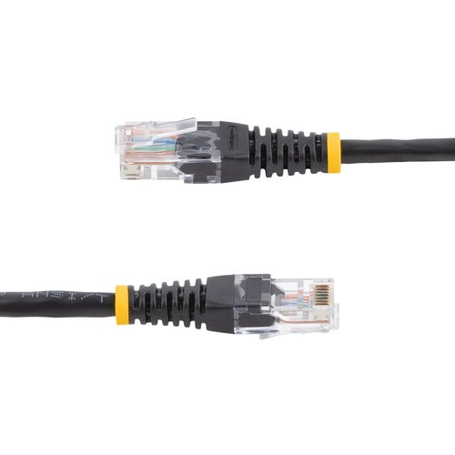 StarTech.com 15 m Cat5e Gegoten RJ45 UTP Netwerkkabel Zwart
