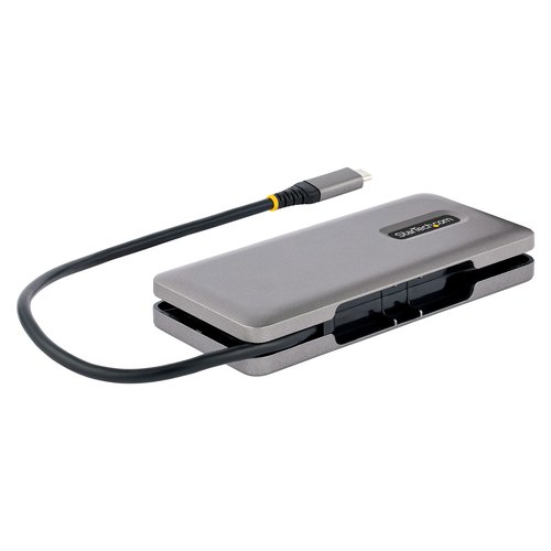 StarTech.com 4-Port USB-C Hub, 4x USB-C Ports, USB 3.1 10Gbps, Compacte USB C Hub met 100W Power Delivery Pass-Through, USB Type C Hub met 32cm Wrap-Around Kabel