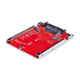 StarTech.com M.2 naar U.3 Adapter voor M.2 NVMe SSDs, PCIe M.2 Schijf naar 2.5inch U.3 (SFF-TA-1001) Host Adapter/Converter, TAA Compliant, 2.5" Drive Form Factor