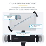 StarTech.com VESA Mount Adapter voor 7,9" tot 12,5" Tablet, Draagvermogen 2kg, 75x75/100x100 VESA Patterns, Universele Anti-Diefstal VESA Tablet Mount Klem, Secure Tablet Mount, Zwart