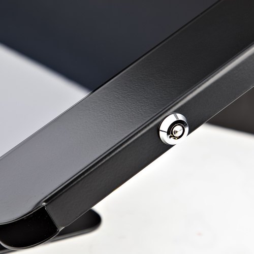 StarTech.com Vergrendelbare Tablethouder, Universele Anti-diefstal Tabletstandaard voor Tablets tot 10.5", Compatibel K-Slot, Bureau- / VESA- / Muurhouder, Flexibele Beveiligde iPad Standaard