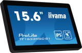 iiyama ProLite TF1633MSC-B1 computer monitor 39,6 cm (15.6") 1920 x 1080 Pixels Full HD Touchscreen Zwart