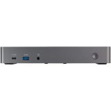 StarTech.com USB-C & USB-A Dock - Hybride Universeel Triple Monitor Laptop Docking Station DisplayPort & HDMI 4K 60Hz - 85W Power Delivery, 6x USB Hub, GbE, Audio - USB 3.1 Gen 2 10Gbps