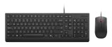 Lenovo 4X31R64403 toetsenbord Inclusief muis Thuis/Werk USB Belgisch, Frans Zwart