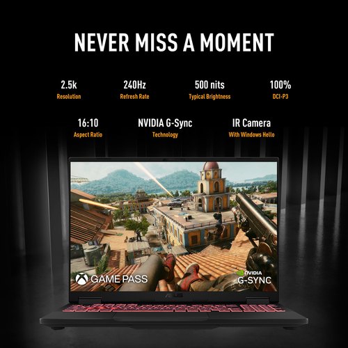 ASUS TUF Gaming A18 FA808UM-S8011W AMD Ryzen™ 7 260 Laptop 45,7 cm (18") WUXGA 32 GB DDR5-SDRAM 1 TB SSD NVIDIA GeForce RTX 5060 Wi-Fi 6E (802.11ax) Windows 11 Home Zwart, Grijs AZERTY Belgisch