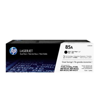 HP 85A originele zwarte LaserJet tonercartridge, 2-pack